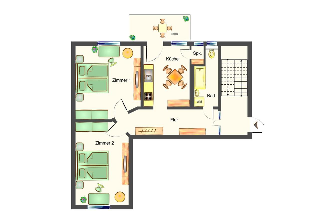 Haus Sonnenschein Ferienwohnung Ole Heringsdorf  Ngoại thất bức ảnh